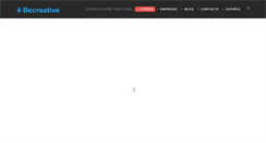 Desktop Screenshot of becreativebcn.com